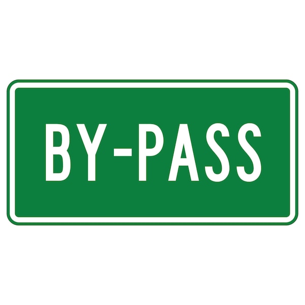 Sign Solutions Usa 15 in Height, 30 in Width, Aluminum, Horizontal Rectangle DUS08DWT3015M4-2GW - main